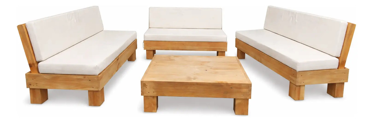 Living de Terraza en Madera
