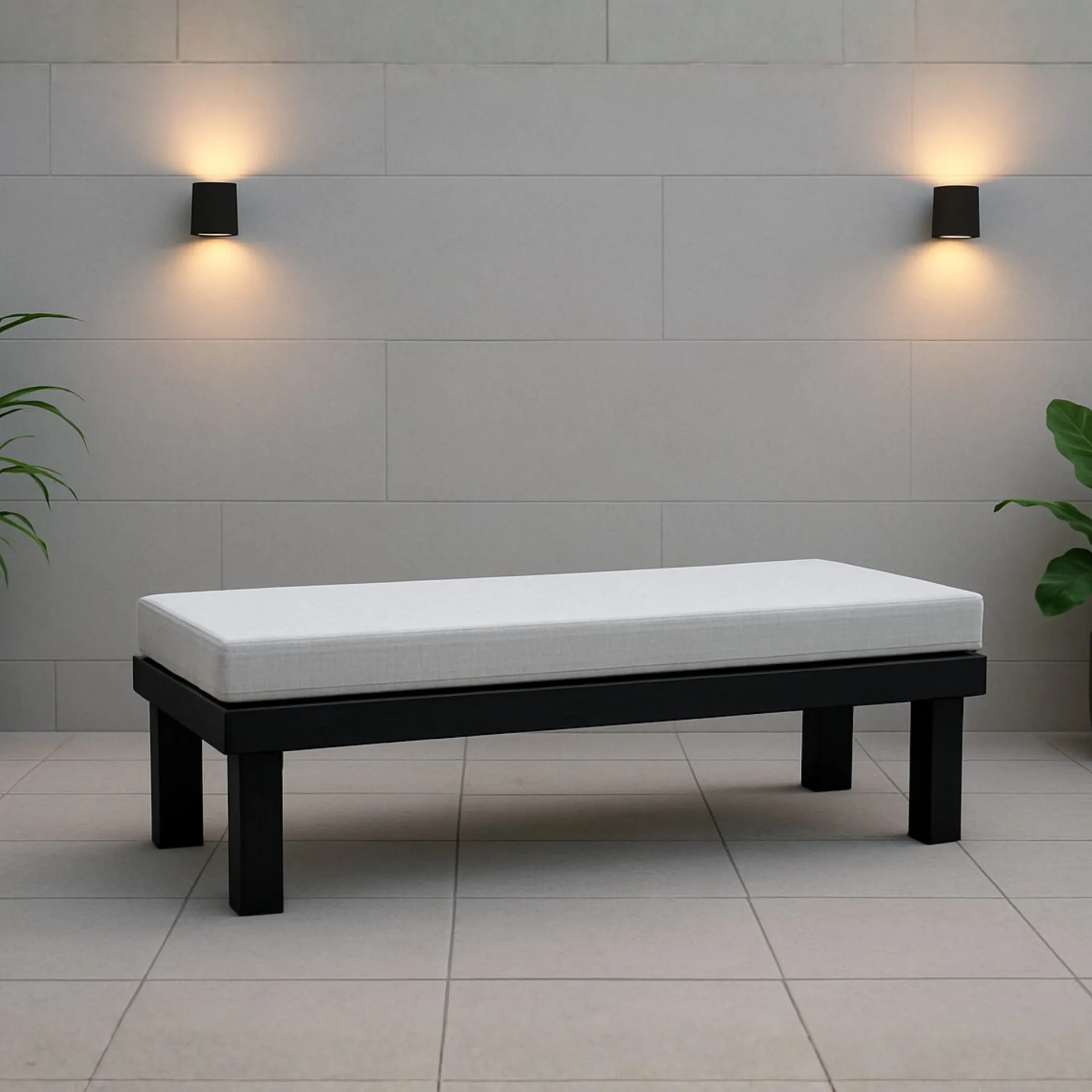 Banqueta Negra Banca Madera